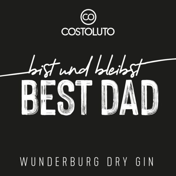 Wunderburg Dry Gin / bist und bleibst BEST DAD – Bild 2