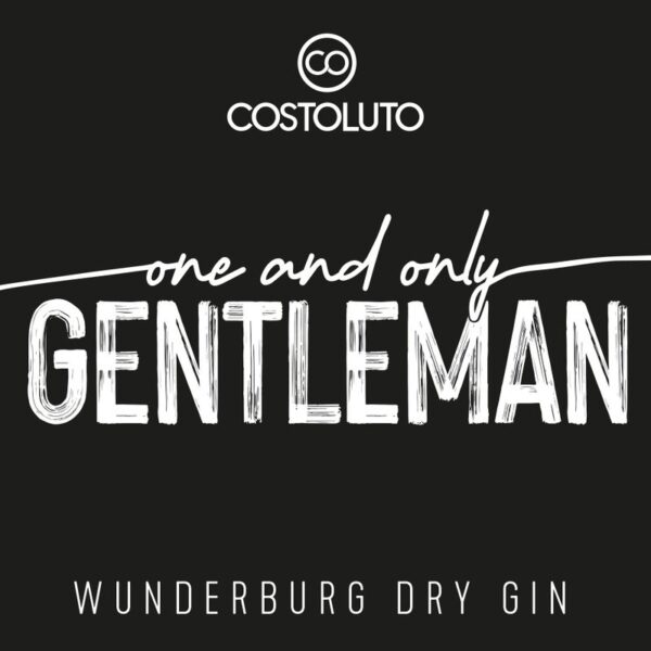 Wunderburg Dry Gin / one and only GENTLEMAN – Bild 2