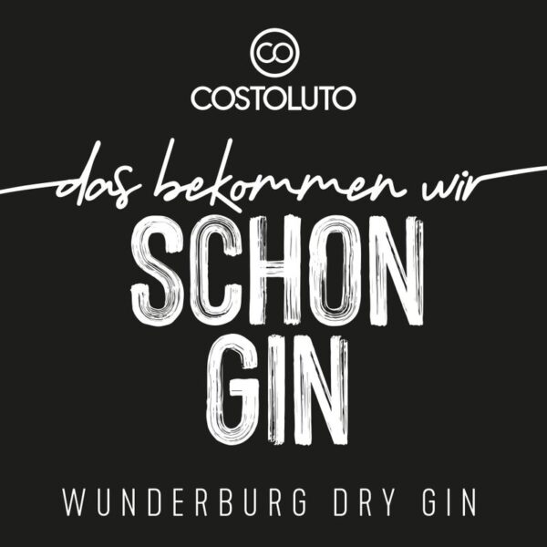 Wunderburg Dry Gin / das bekommen wir SCHON GIN – Bild 2