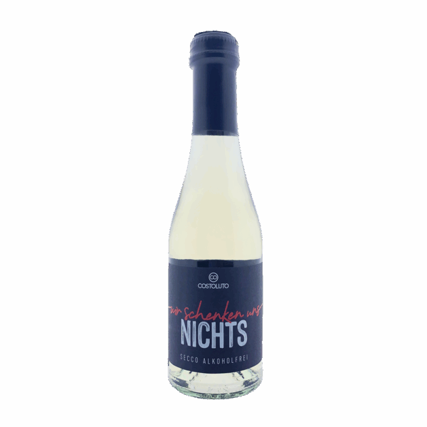 wir schenken uns NICHTS / Secco alkoholfrei / Piccolo 200ml