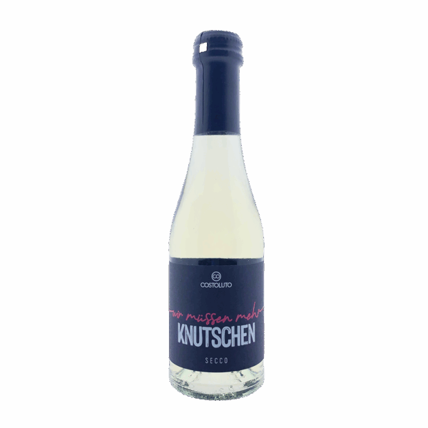 wir müssen mehr KNUTSCHEN / Secco / Piccolo 200ml