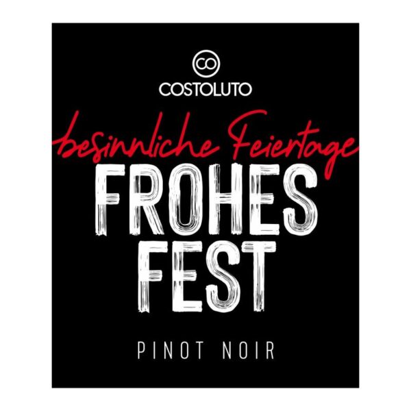 besinnliche Feiertage FROHES FEST / Pinot Noir – Bild 2