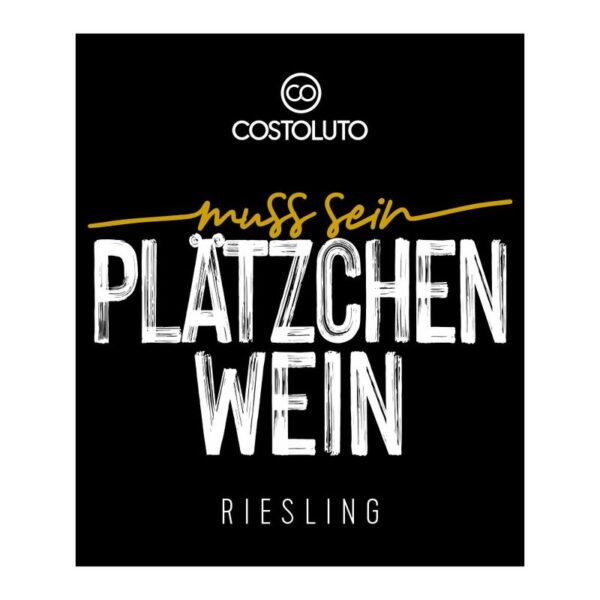 muss sein PLÄTZCHENWEIN / Riesling – Bild 2