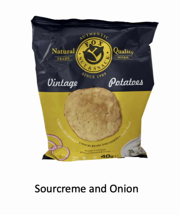Aperitivo Chips aus Italien / in der Holzkiste, 6 Sorten, je 4 Stk. / 40g / 24 Tüten – Bild 5